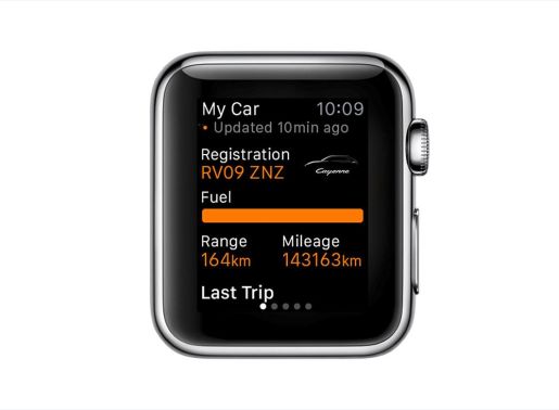 Control Remoto Porsche Apple Watch 2