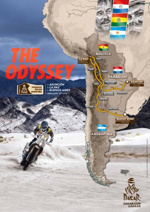 Bolivia Dakar 5 Map