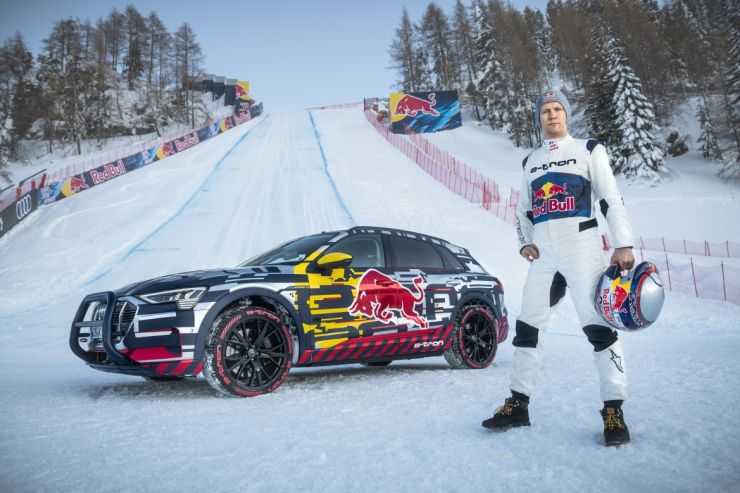 Audi e tron Technology demonstrator on the Streif small 4