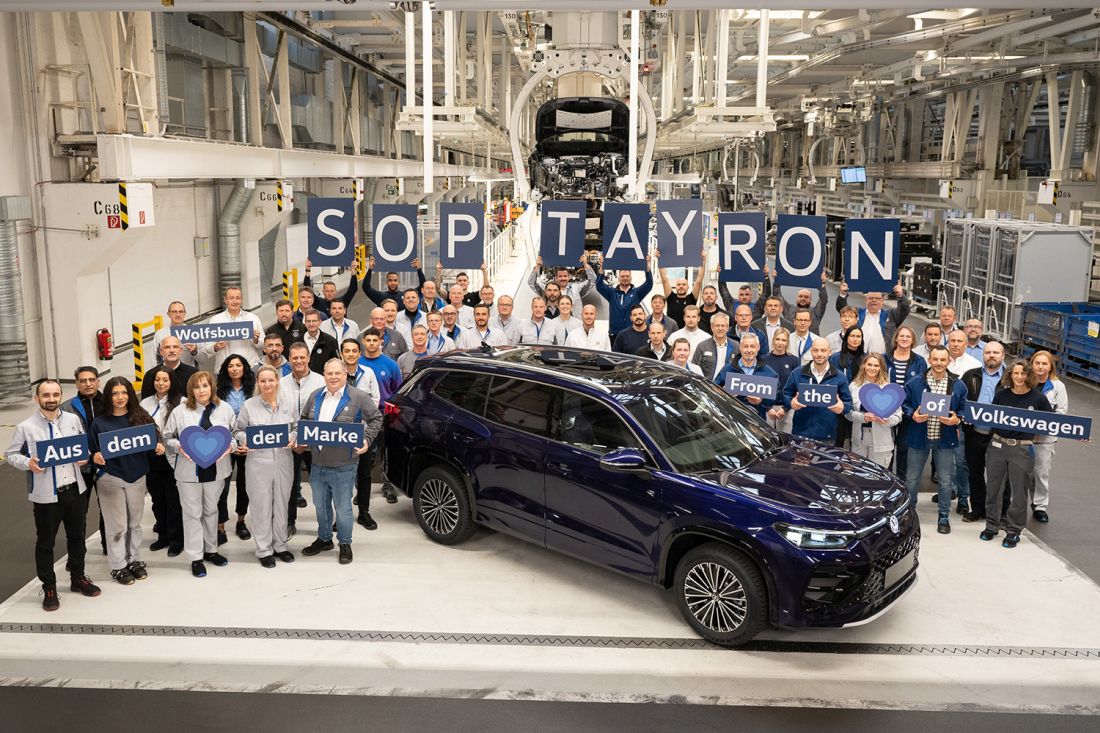 Nuevo Suv De Wolfsburg El Volkswagen Tayron Ya Sale De La L Nea De Producci N De La Planta